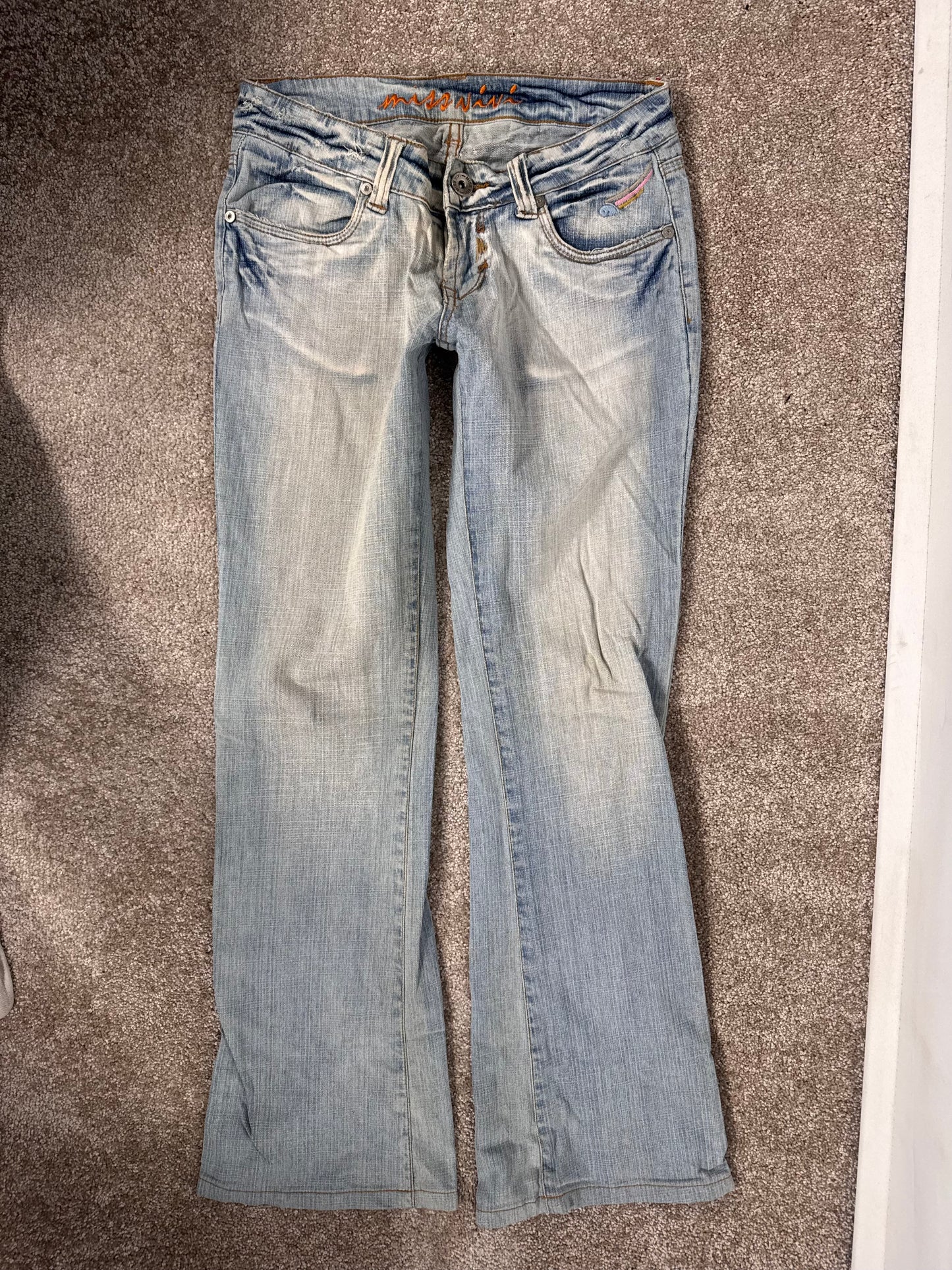 Lågmidjade jeans stl: XS