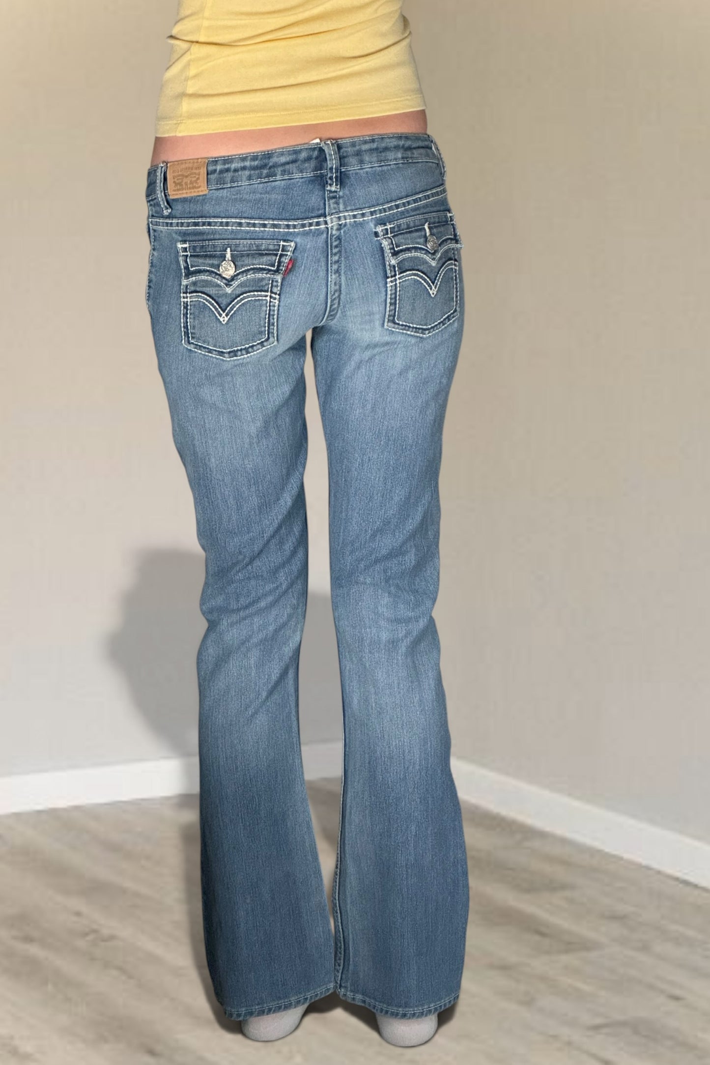 Lågmidjade jeans stl: XS