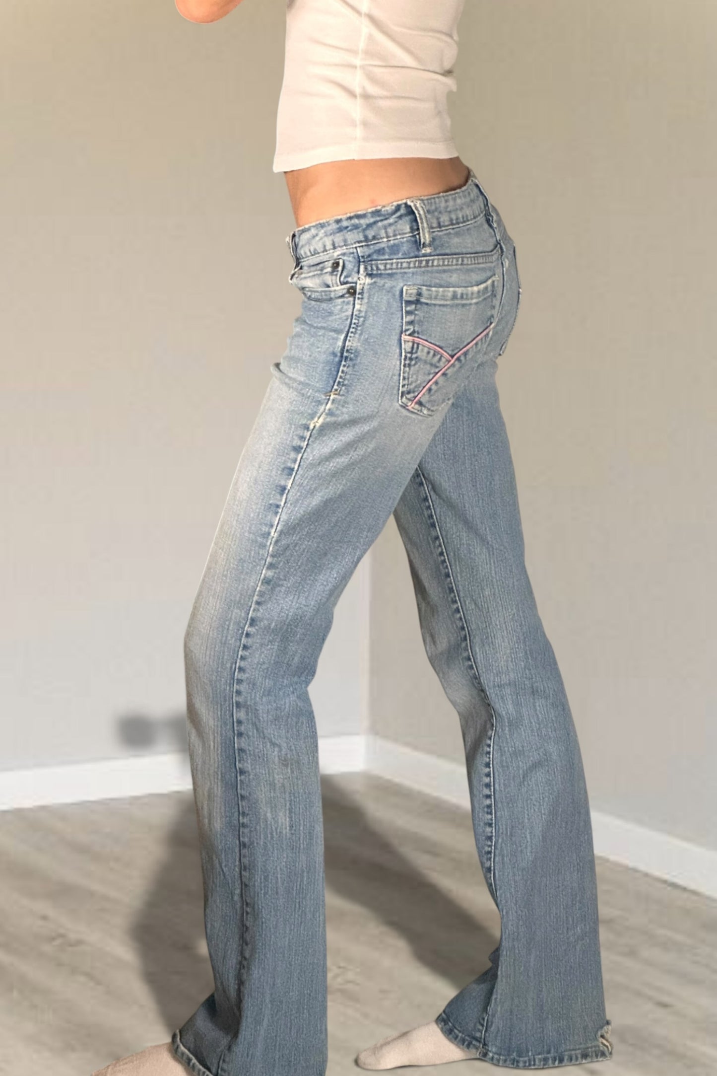 Lavtaljede jeans str: XS