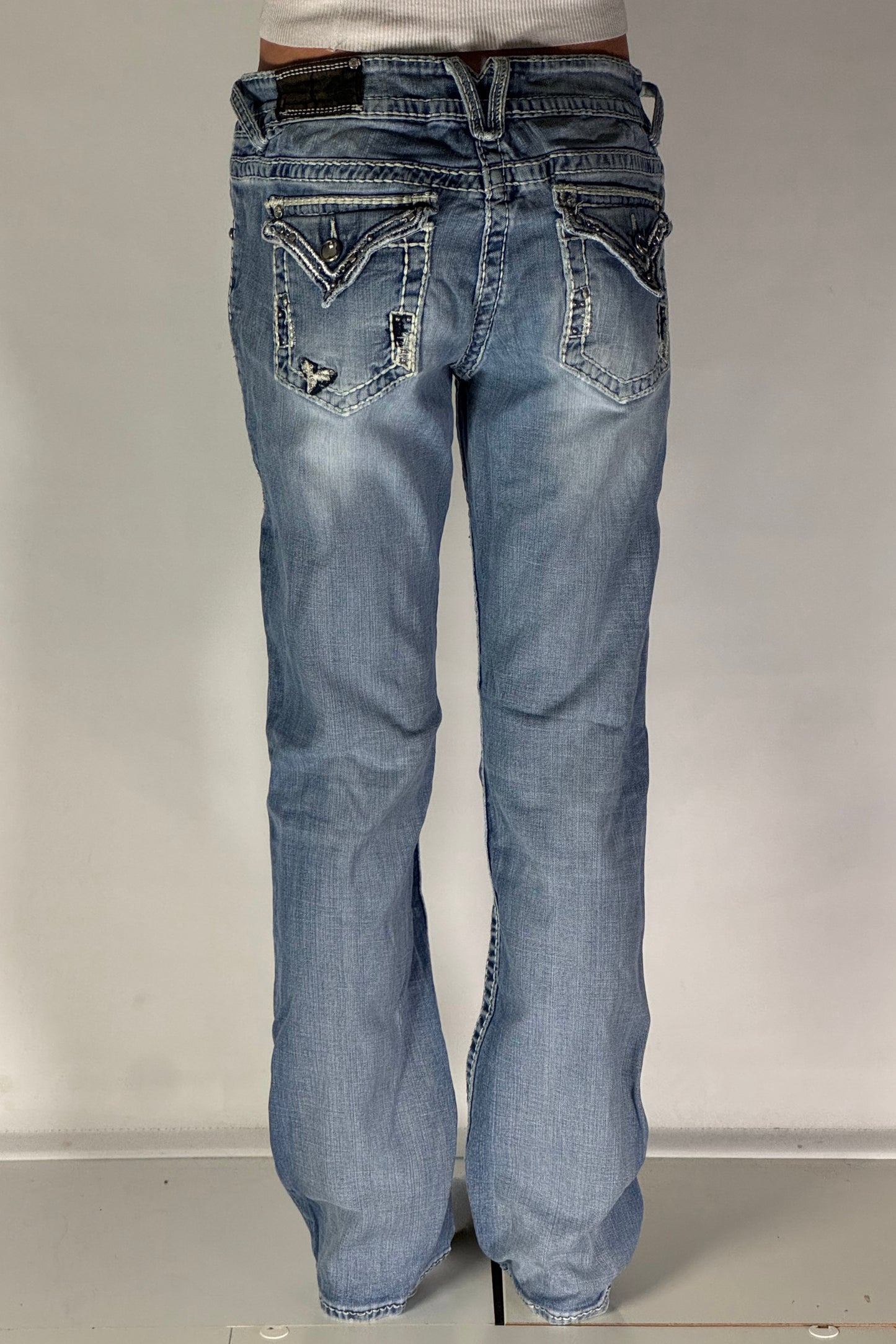 Lågmidjade jeans stl: S