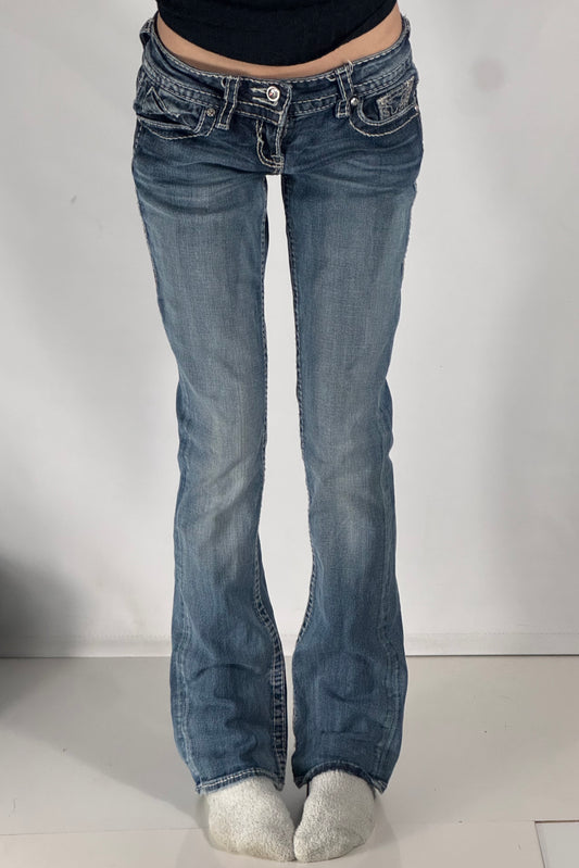 Lågmidjade jeans stl: S