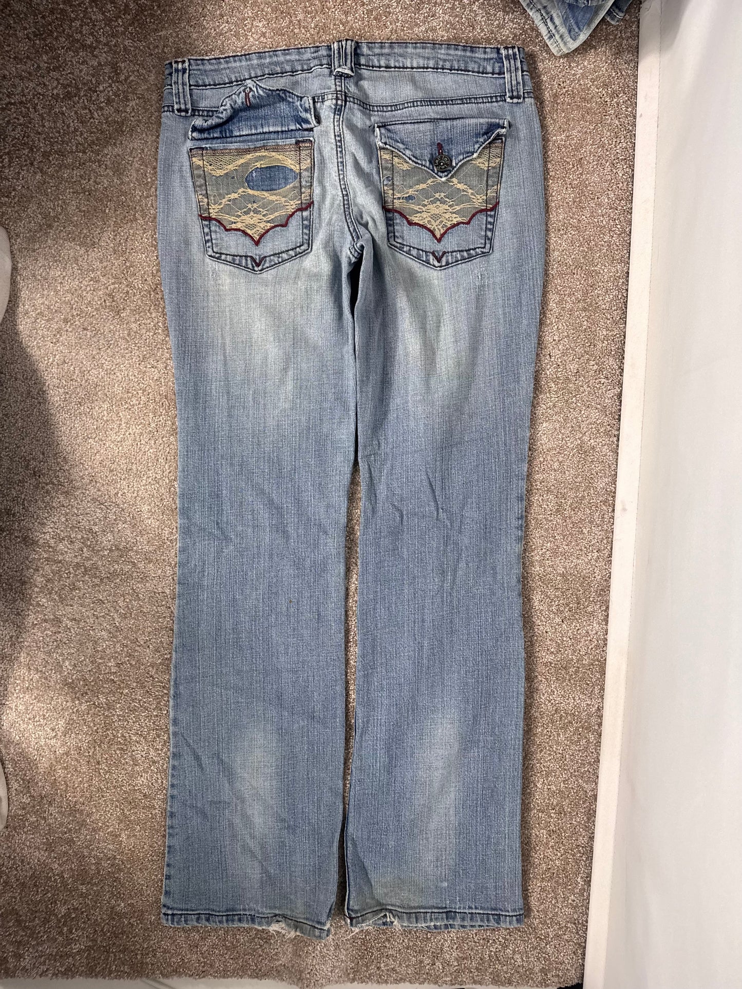 Lågmidjade jeans stl: M