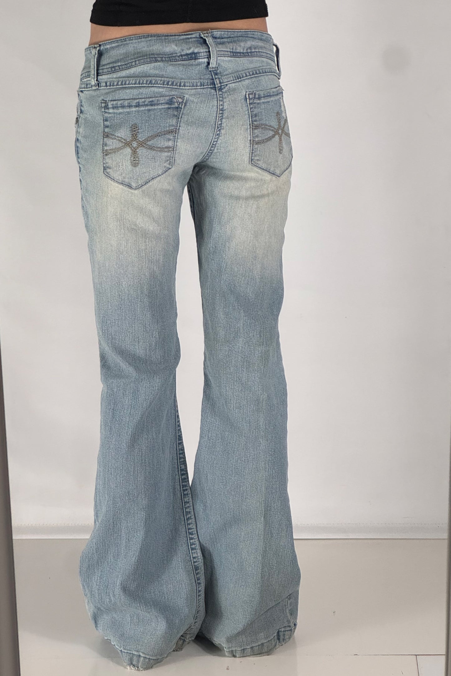 Lågmidjade jeans stl: S/M