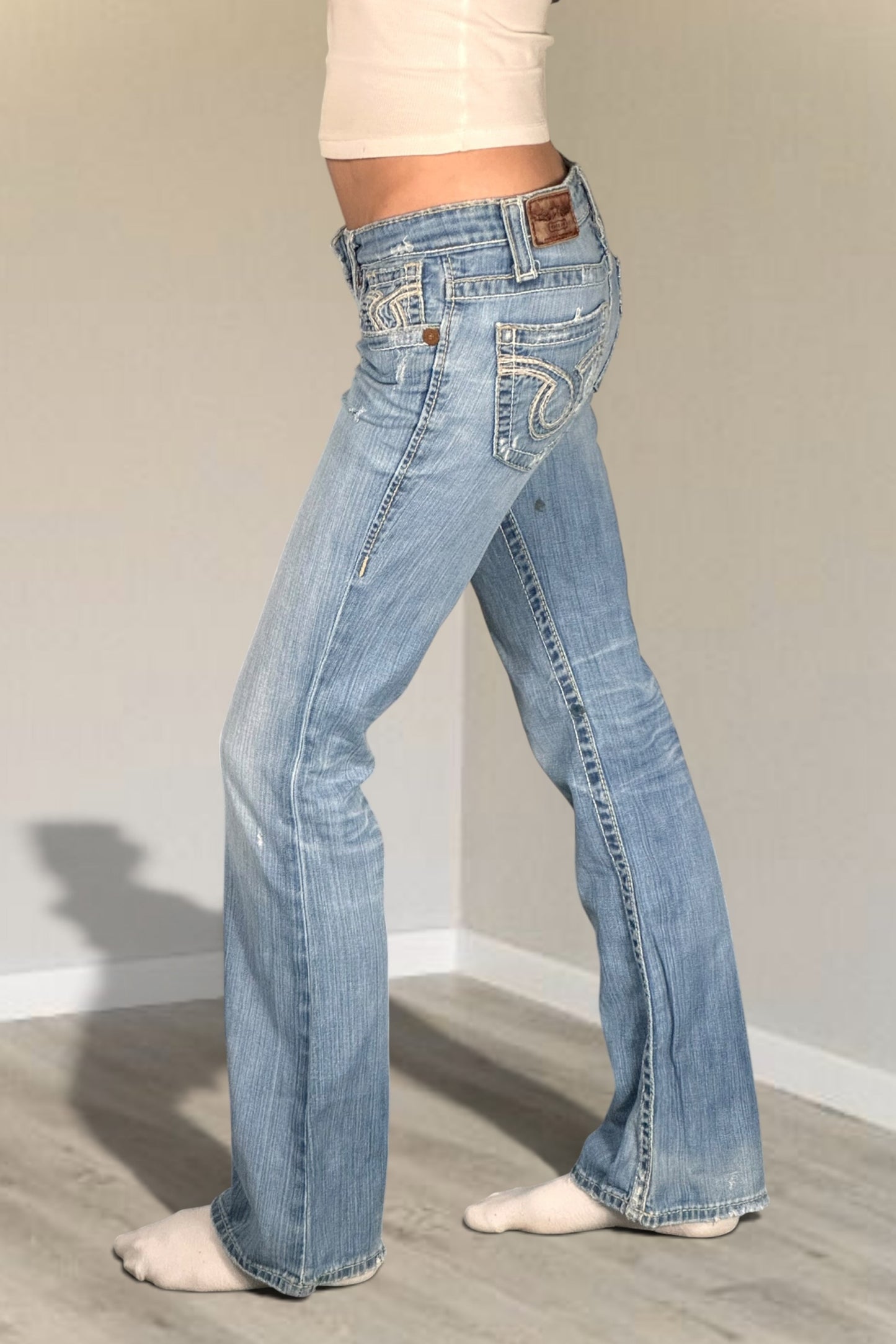 Lågmidjade jeans stl: XS
