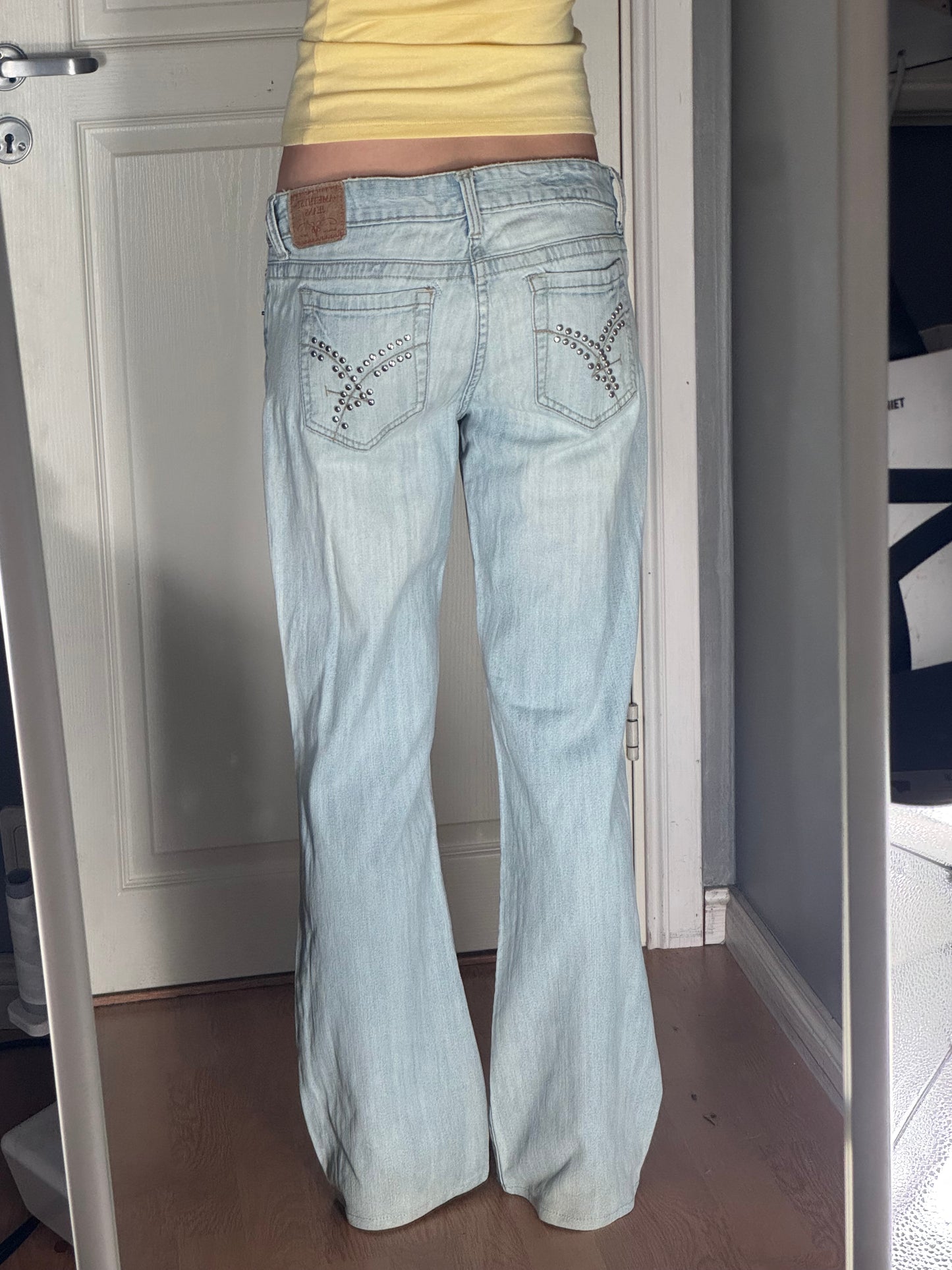 Lågmidjade jeans stl: S