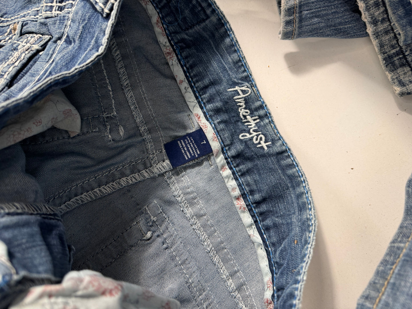 Lågmidjade jeans stl: S