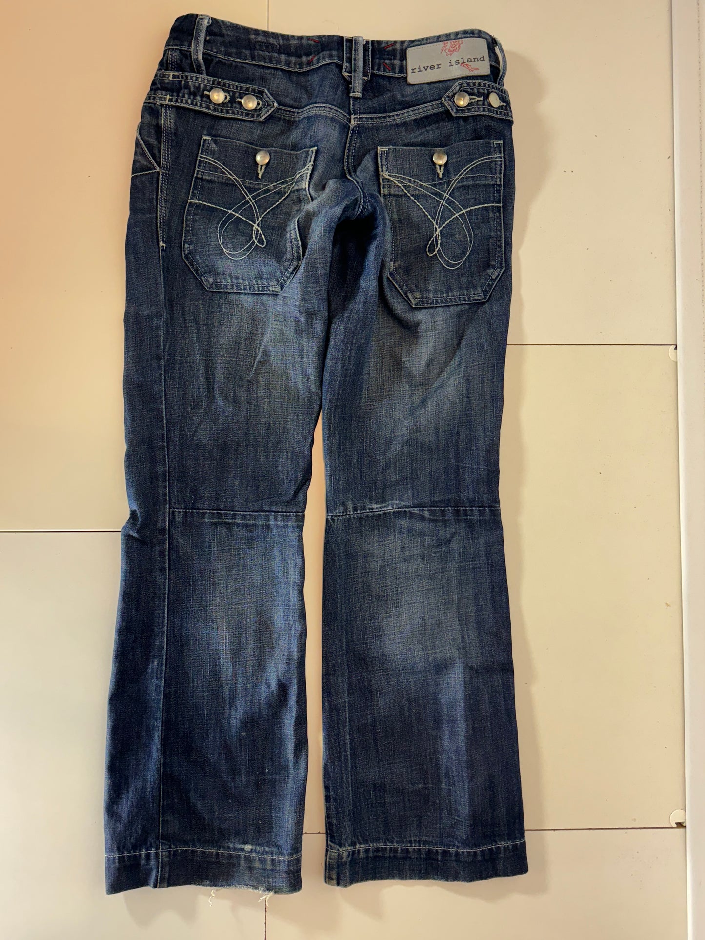 Lågmidjade jeans stl: S