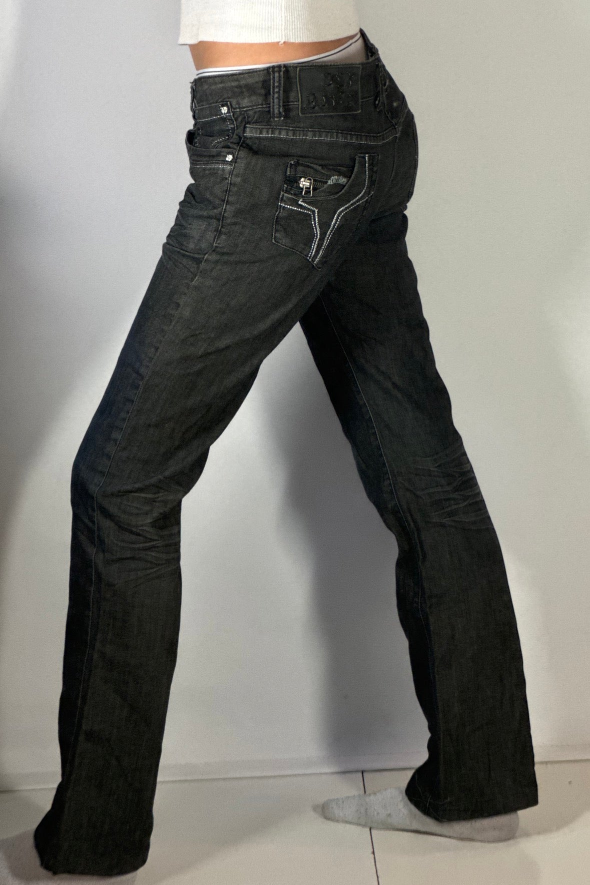 Lågmidjade jeans stl: S