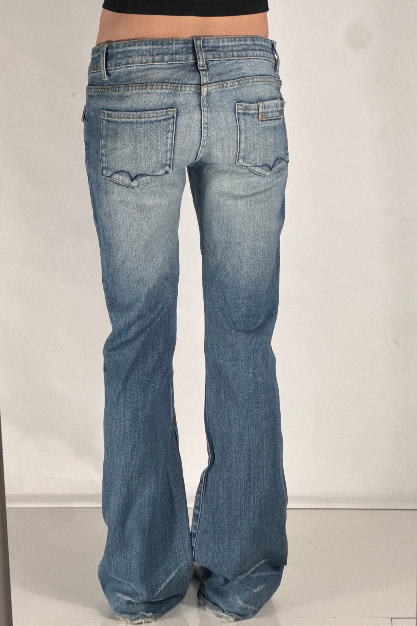 Lågmidjade jeans stl: S/M
