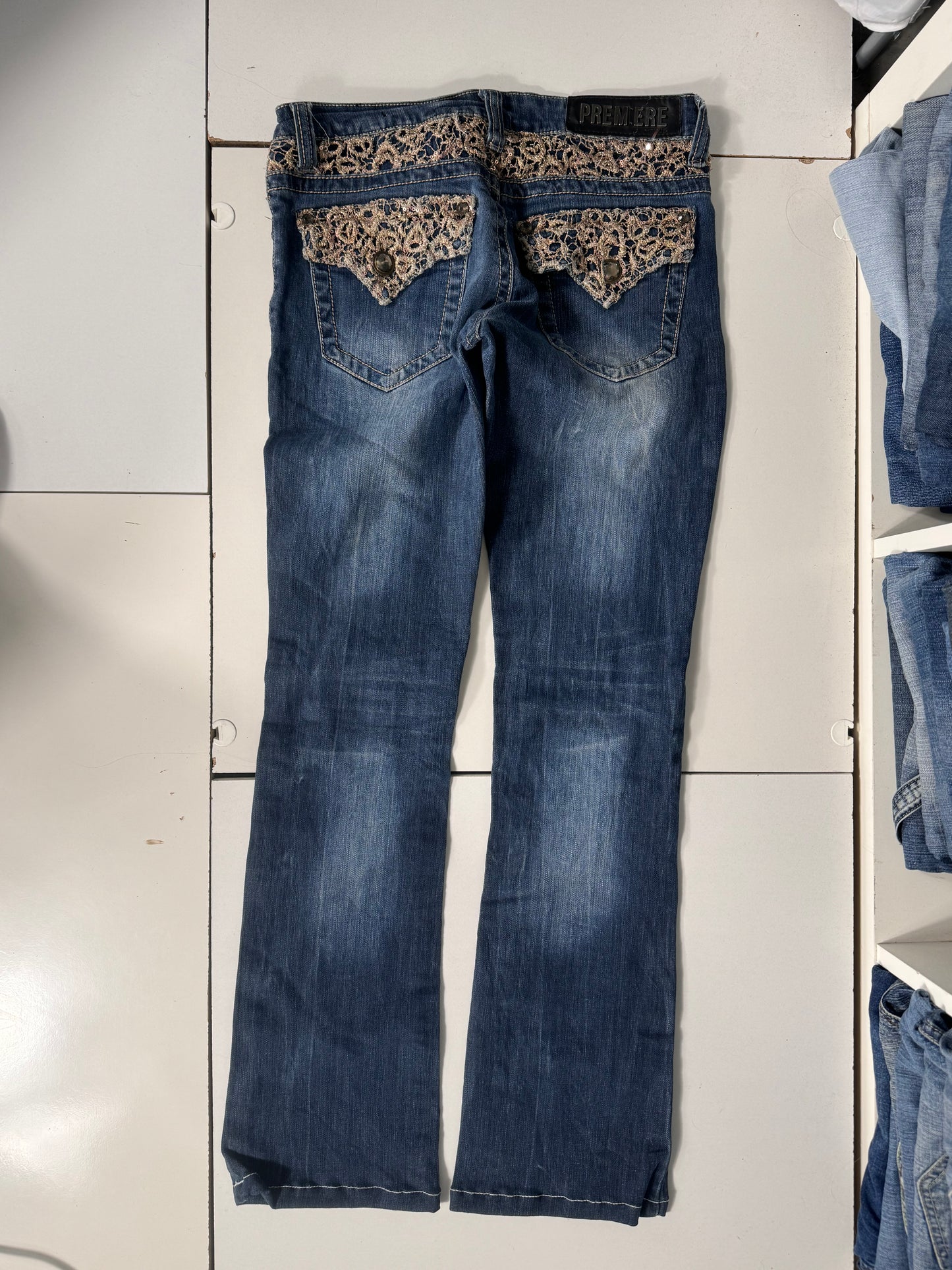 Lågmidjade jeans stl: XS/S