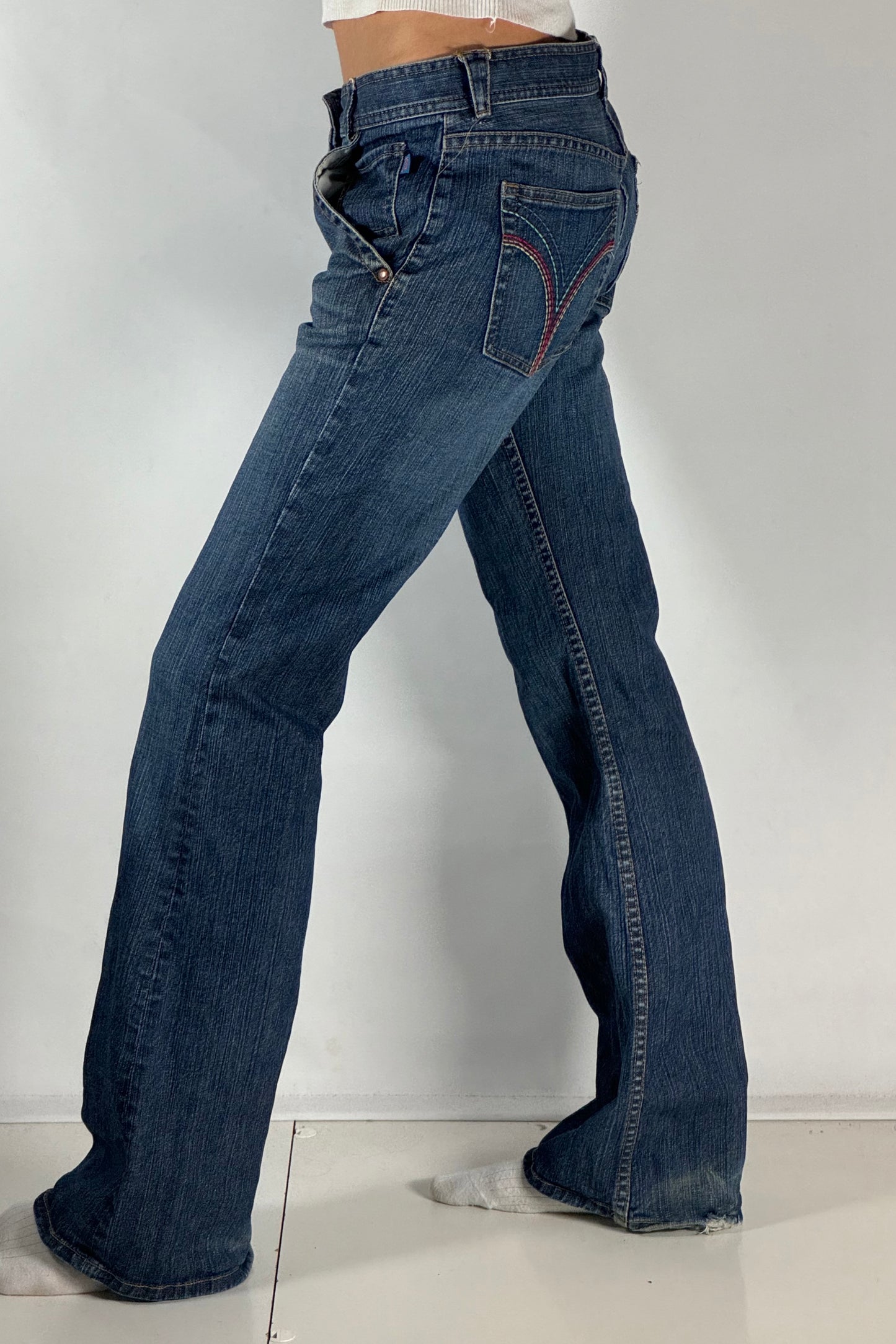 Lågmidjade jeans stl: XS