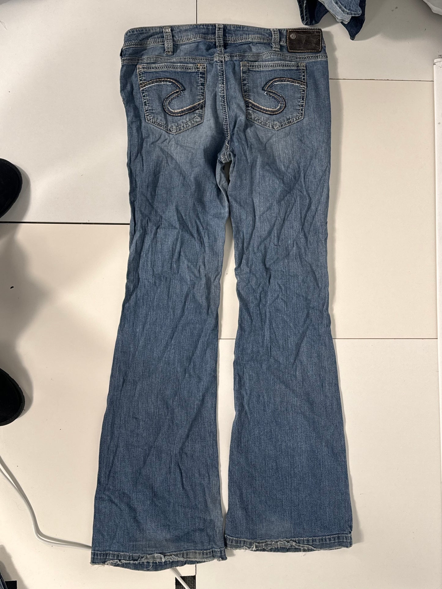 Lågmidjade jeans stl: M