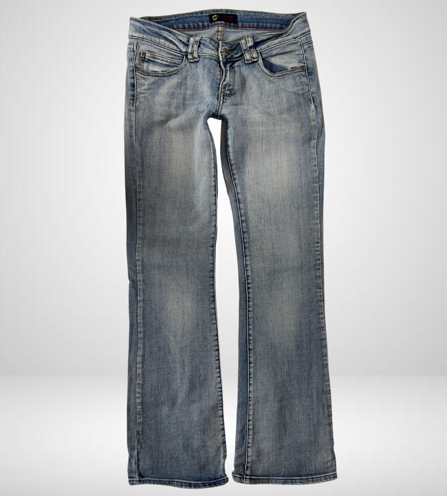 Lågmidjade jeans–stl: S