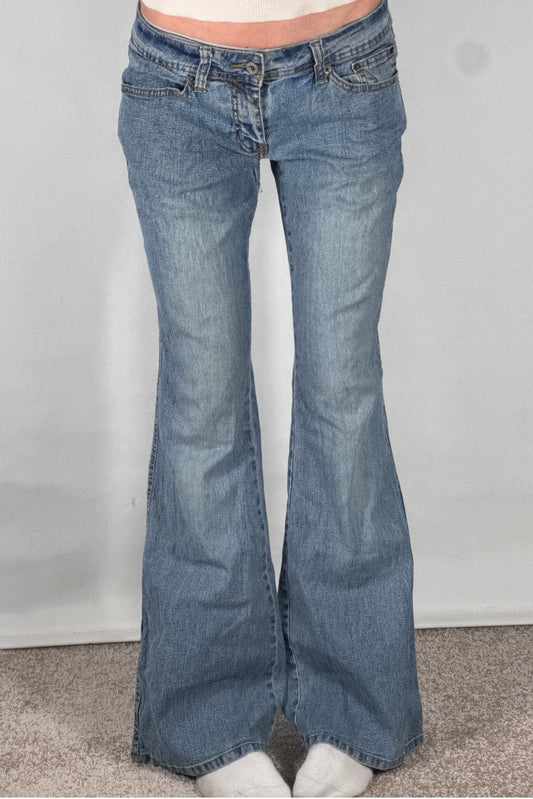Lavtaljede jeans str: S