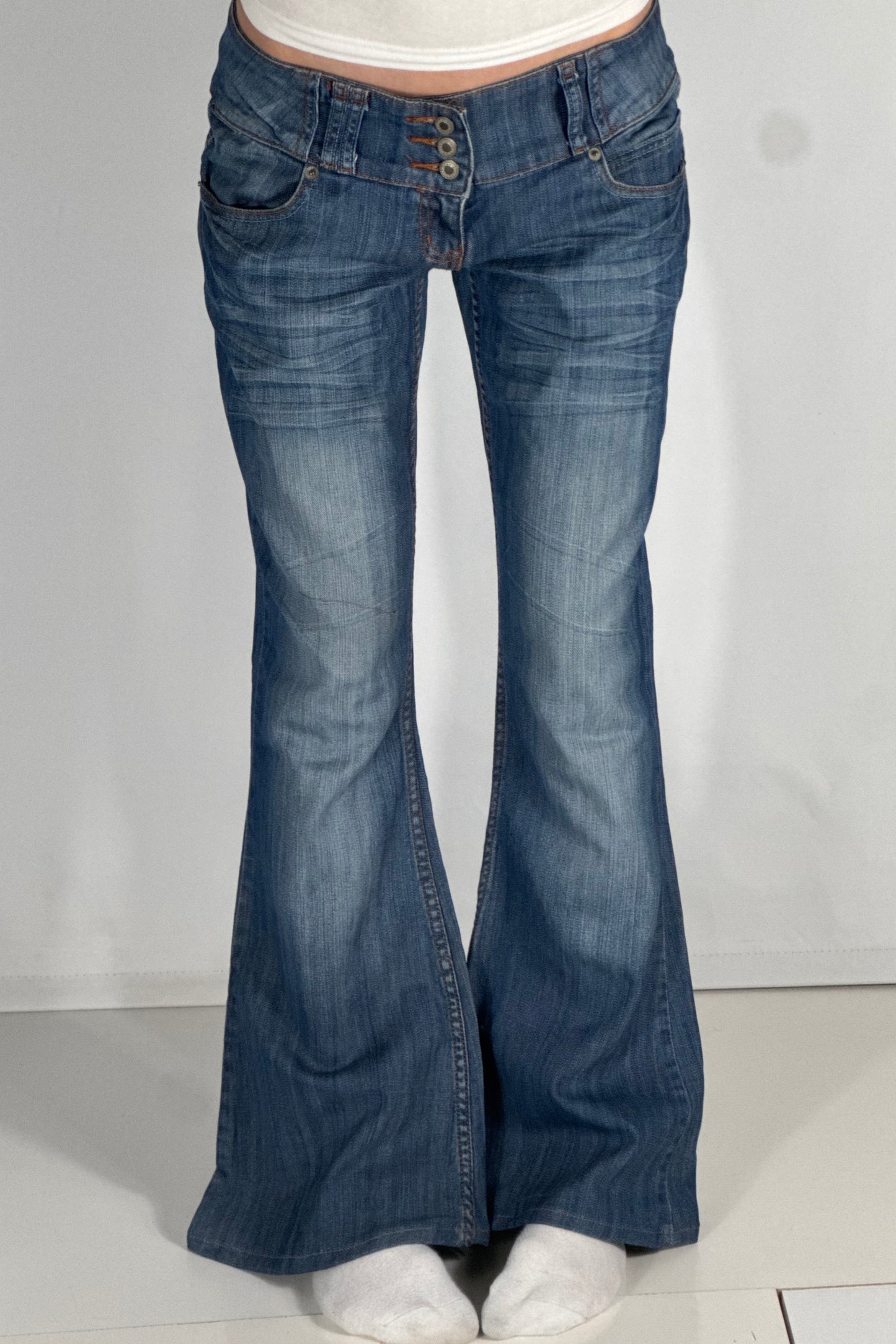 Lågmidjade jeans stl: S