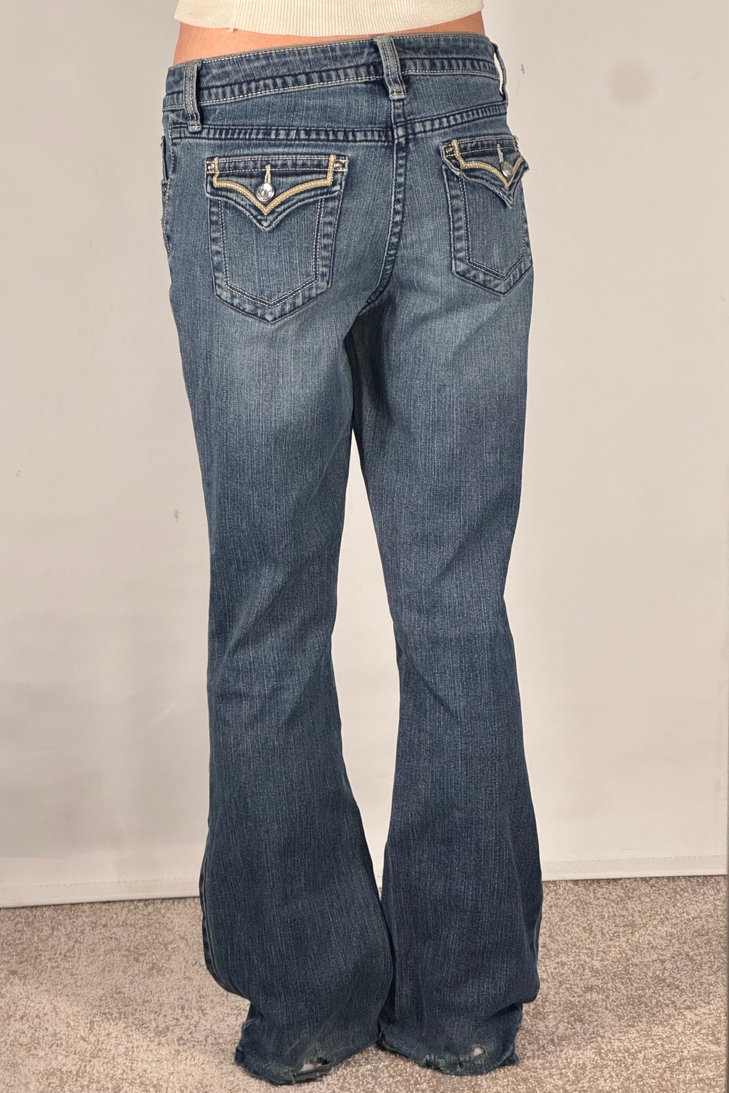 Lågmidjade jeans stl: S