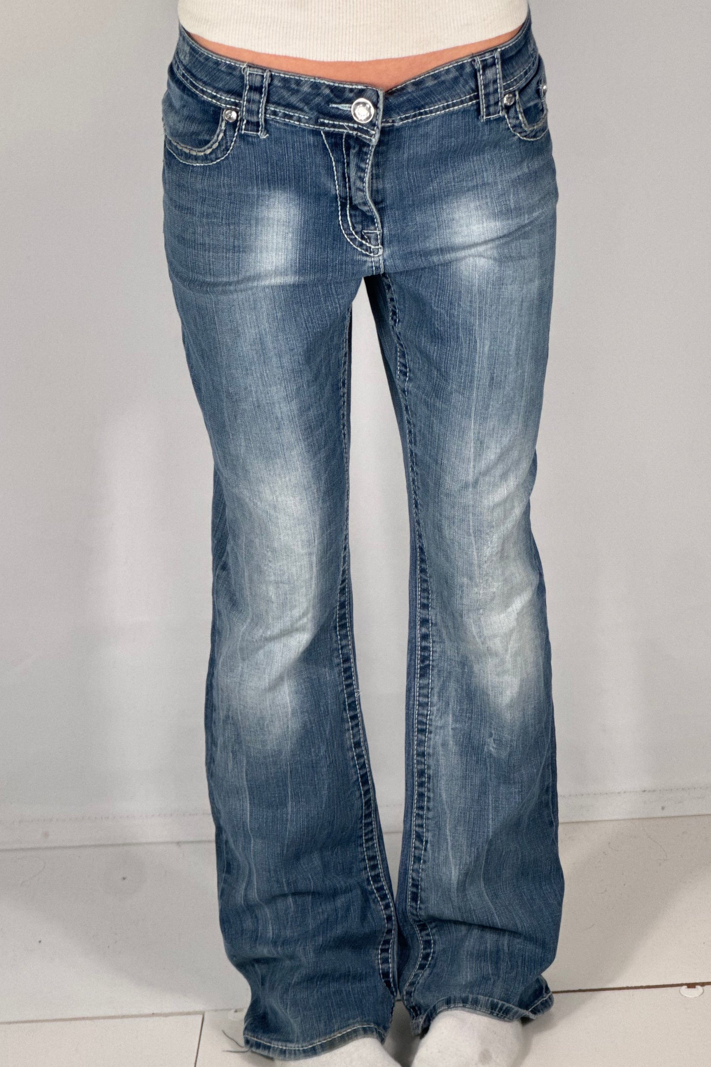 Lågmidjade jeans stl: L