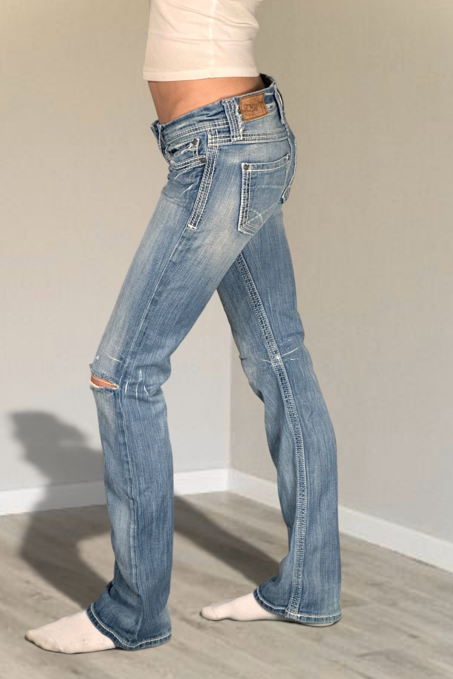 Lågmidjade jeans stl: XS/S