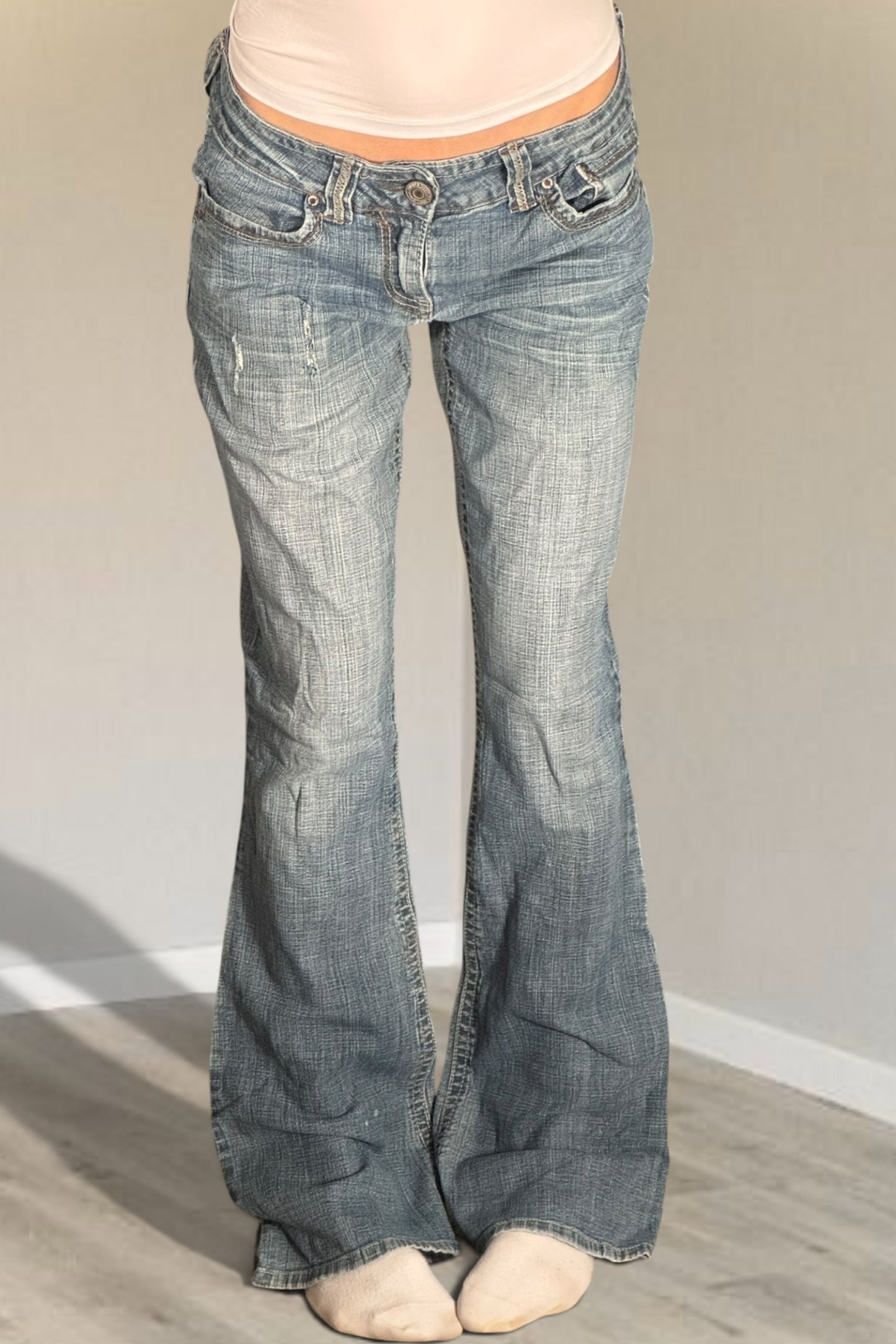 Lågmidjade jeans stl: S