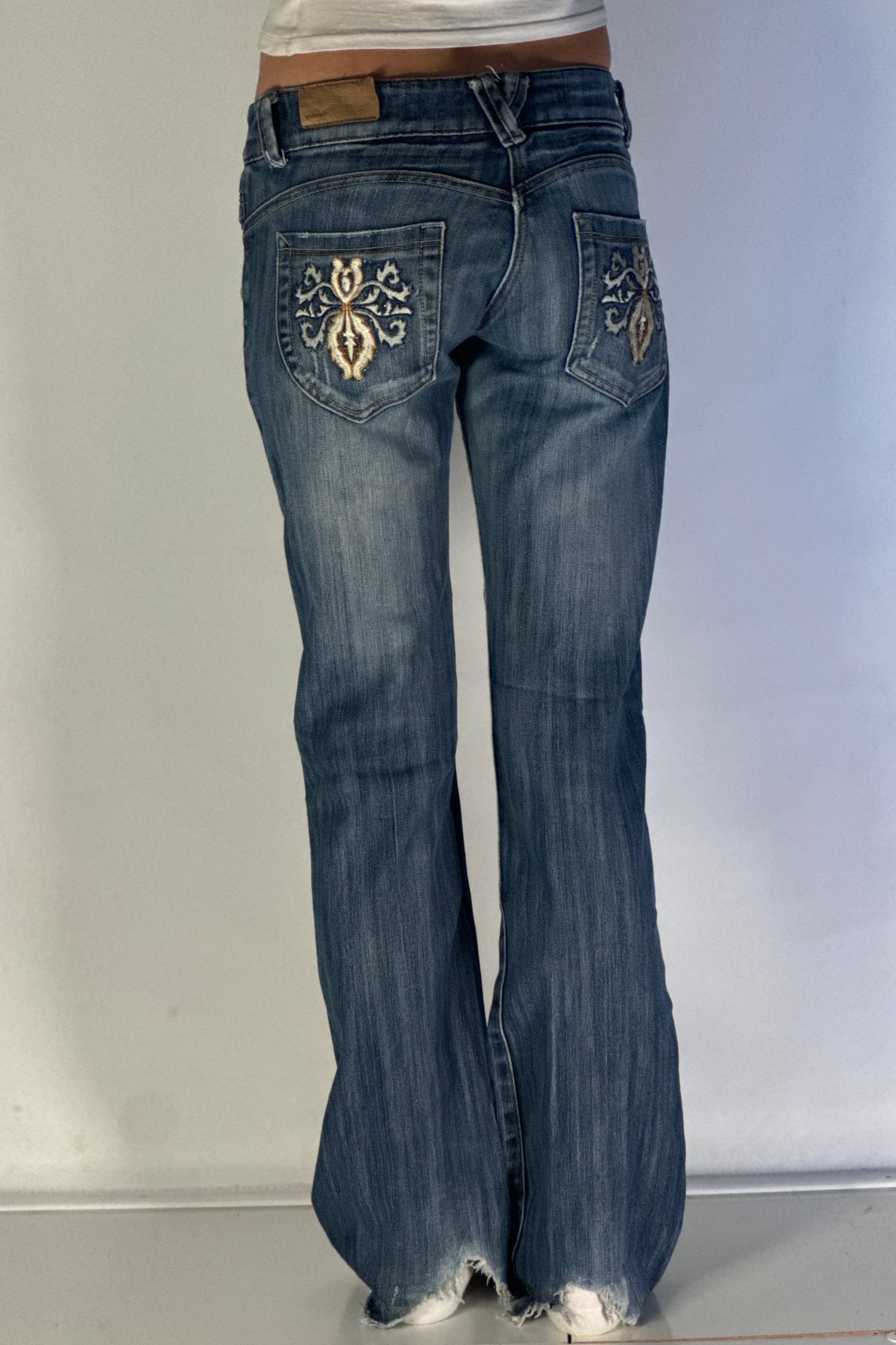 Lågmidjade jeans stl: XS