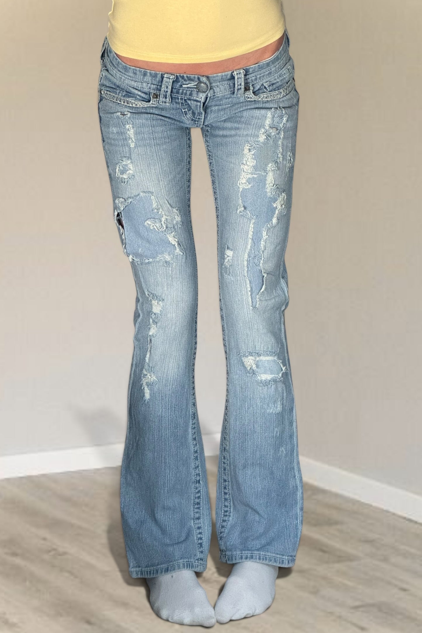 Lågmidjade jeans stl: XXS