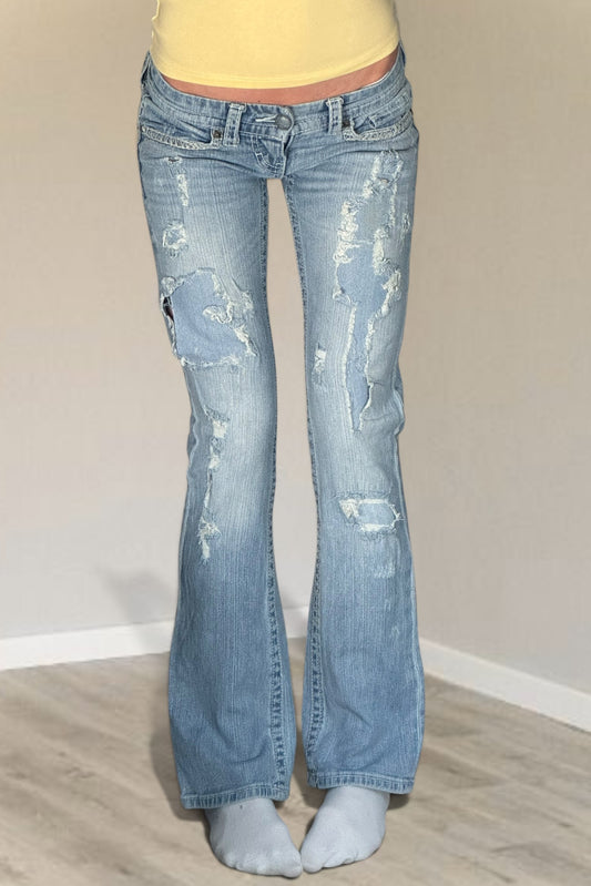 Lågmidjade jeans stl: XXS