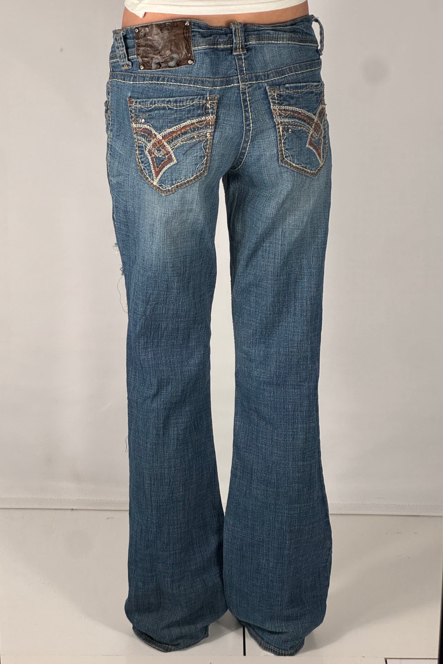 Lågmidjade jeans stl: M