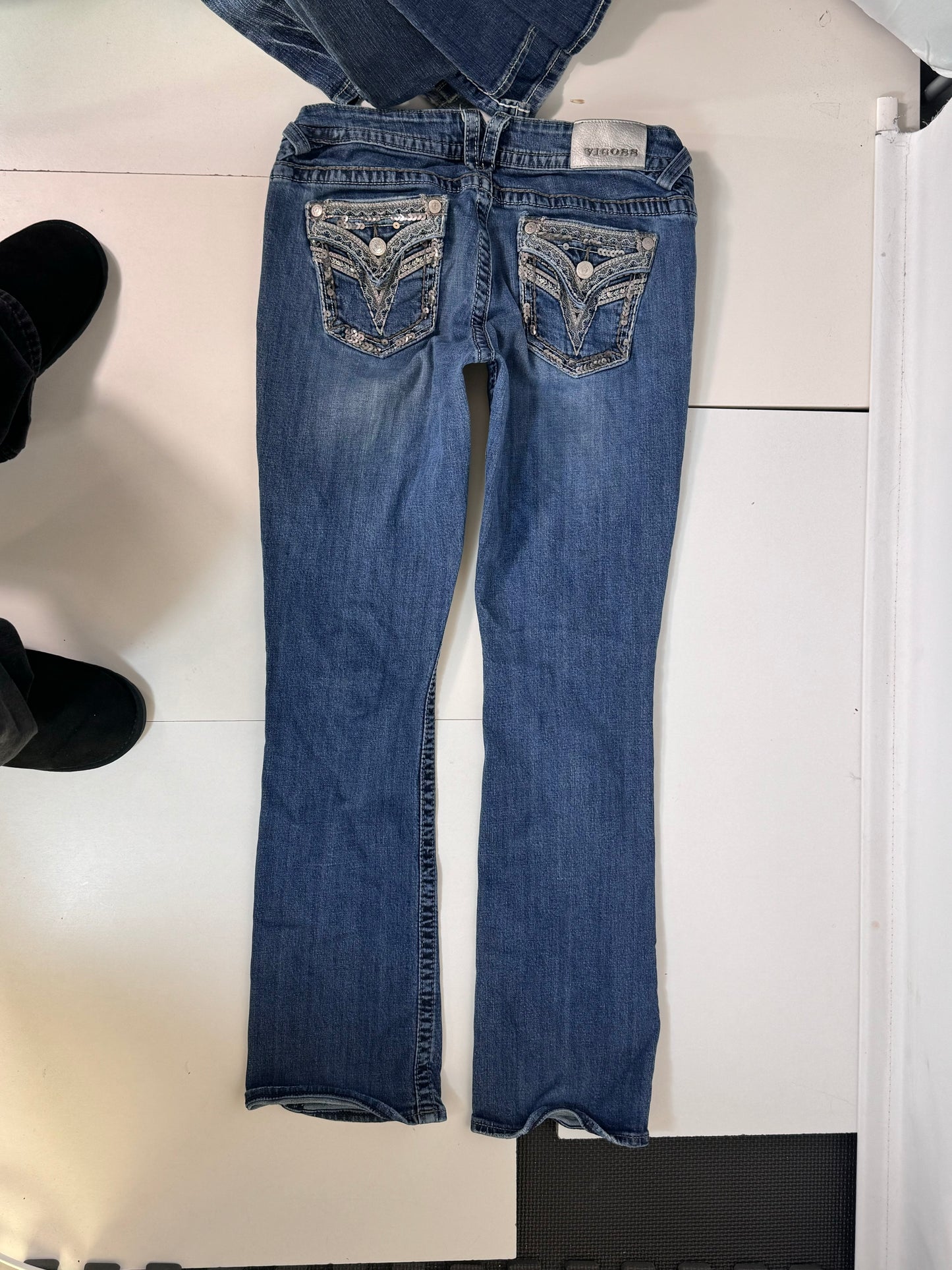 Lågmidjade jeans stl: M