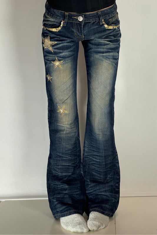 Lågmidjade jeans stl: XS