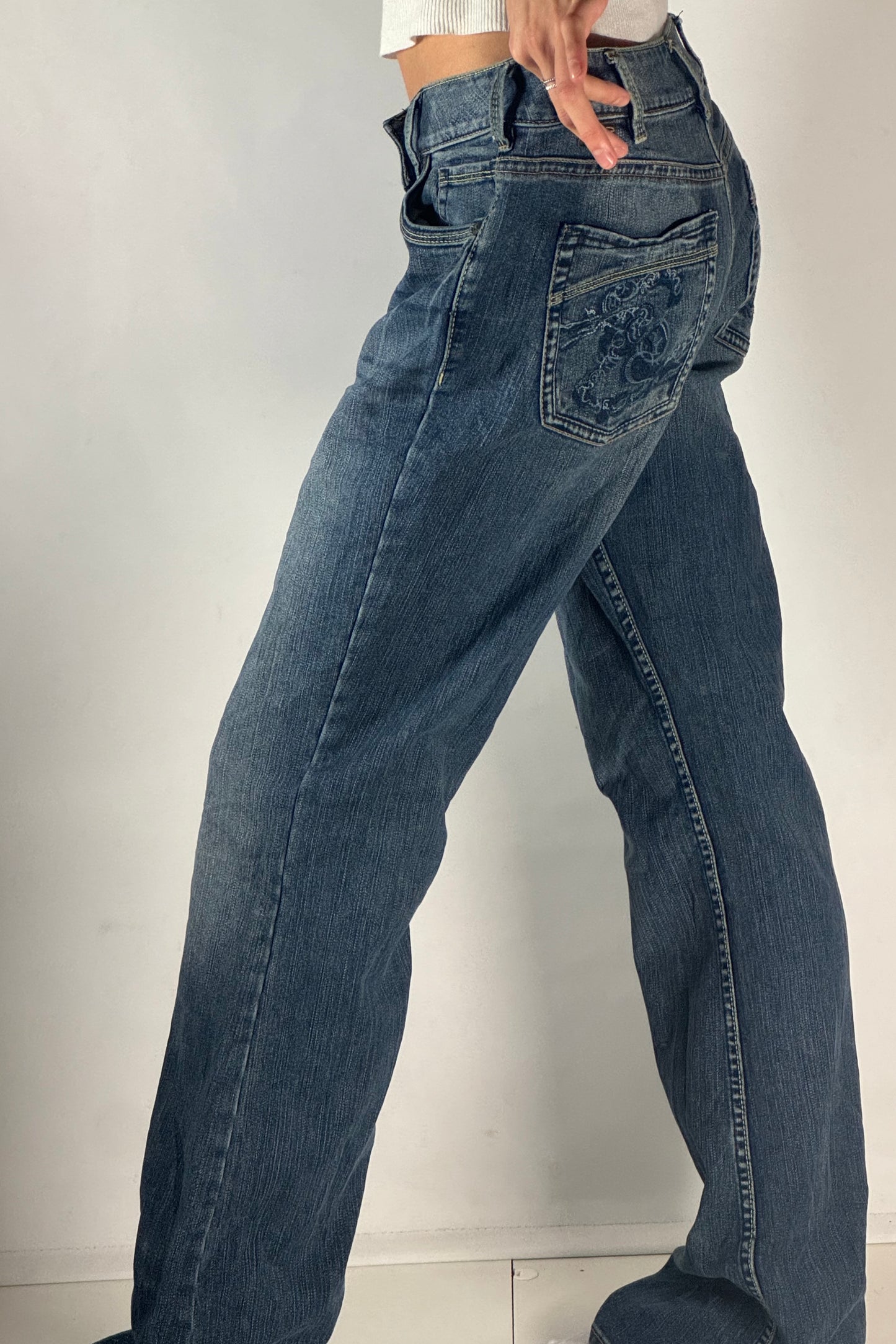 Lågmidjade jeans stl: L