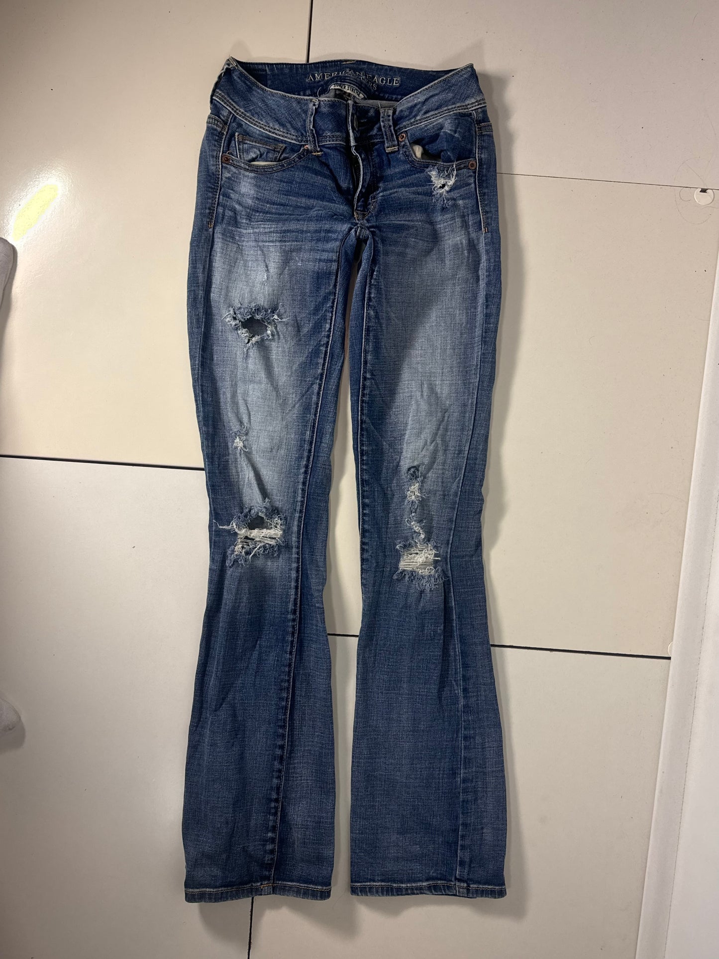 Lågmidjade jeans stl: XXS