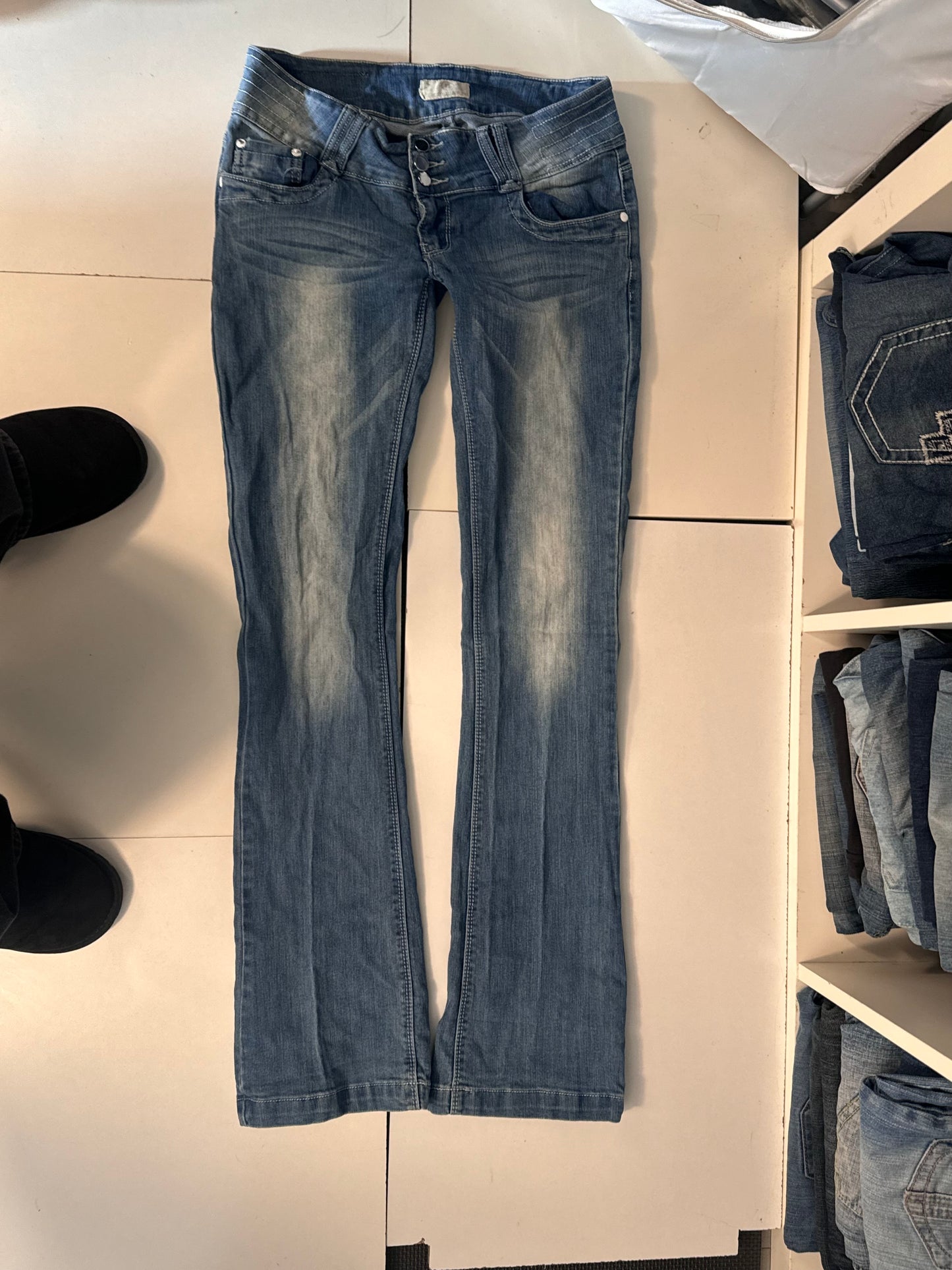 Lågmidjade jeans stl: S