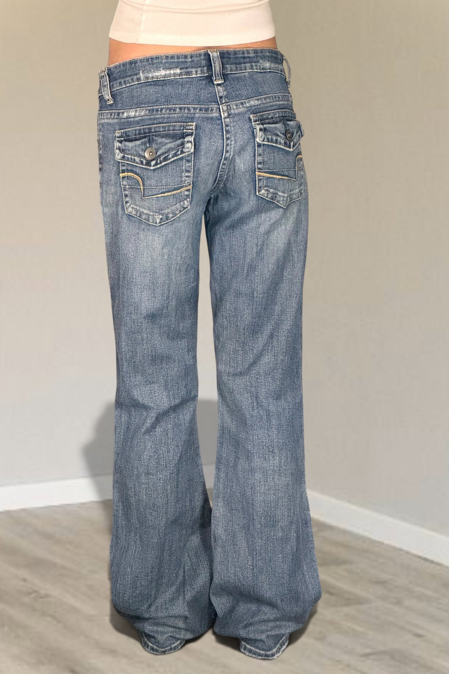 Lågmidjade jeans stl: M