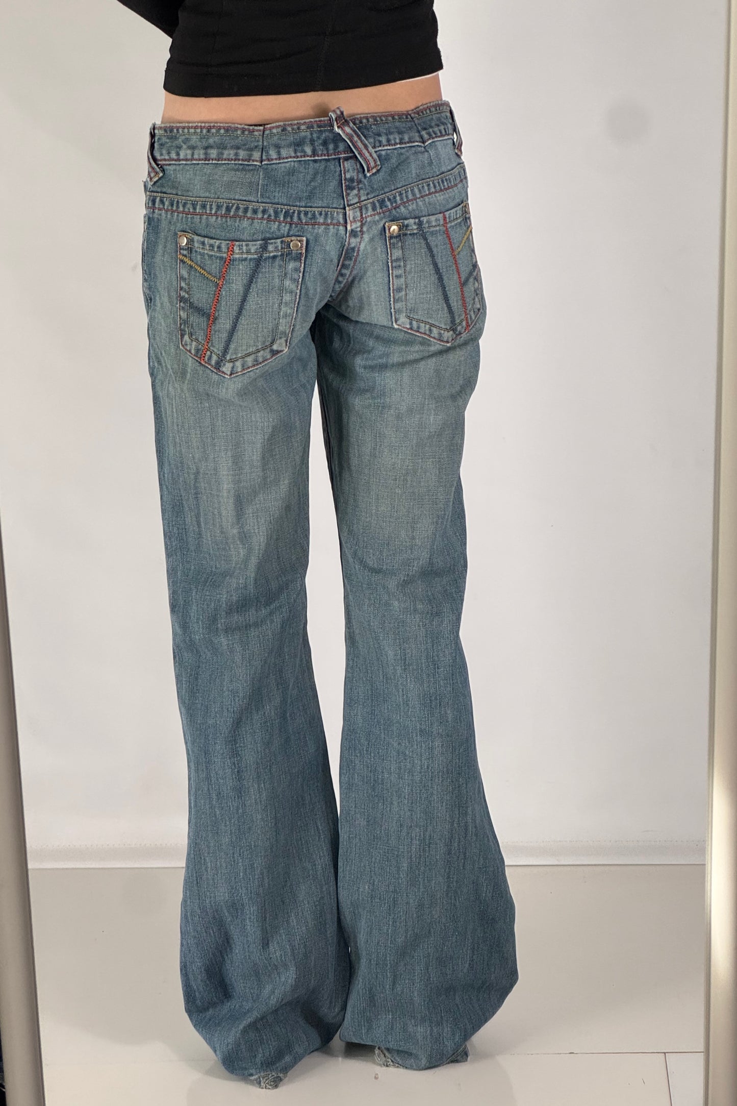 Lågmidjade jeans stl: S