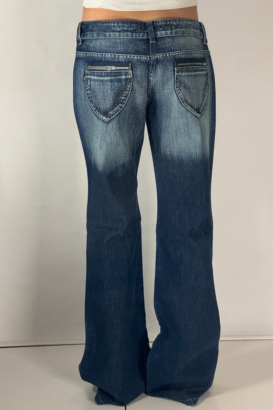 Lågmidjade jeans stl: S (W31/L34)