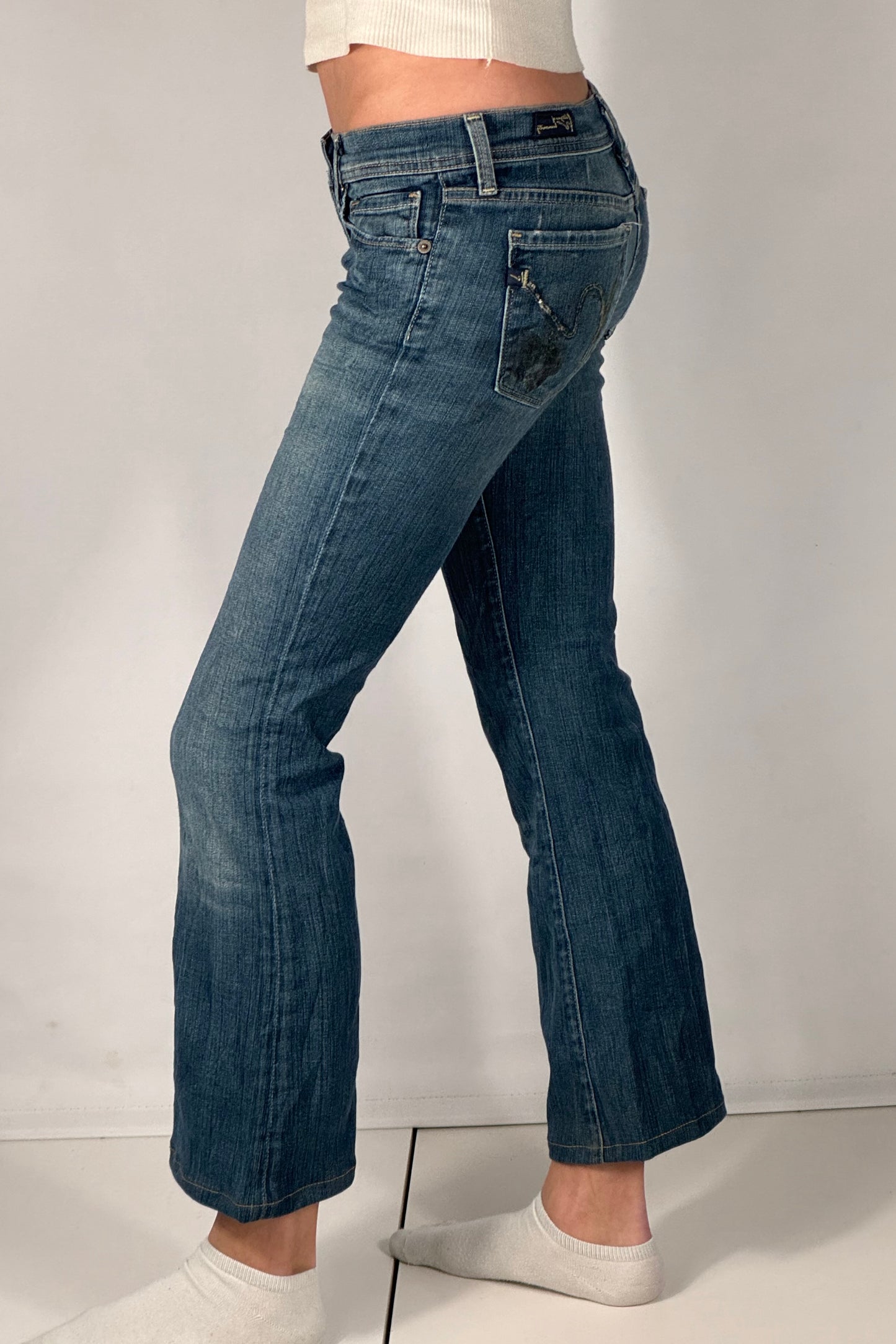 Lavlivede jeans str: XXS
