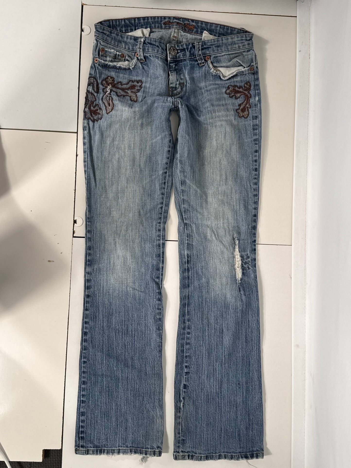 Lågmidjade jeans stl: S