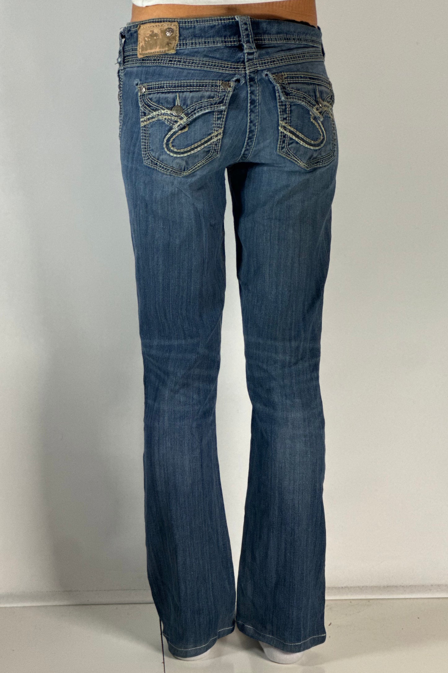Lågmidjade jeans stl: XS
