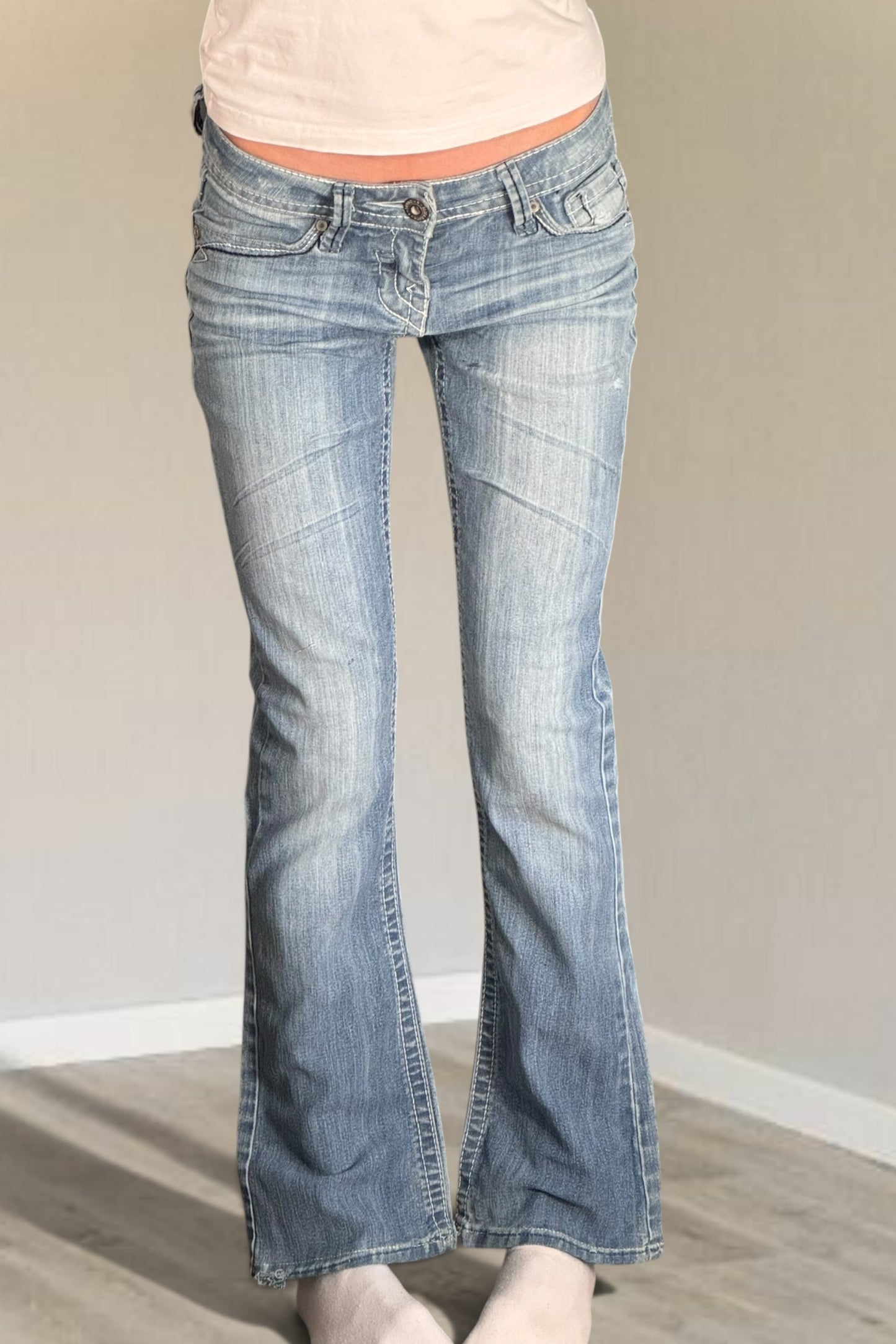 Lågmidjade jeans stl: XS