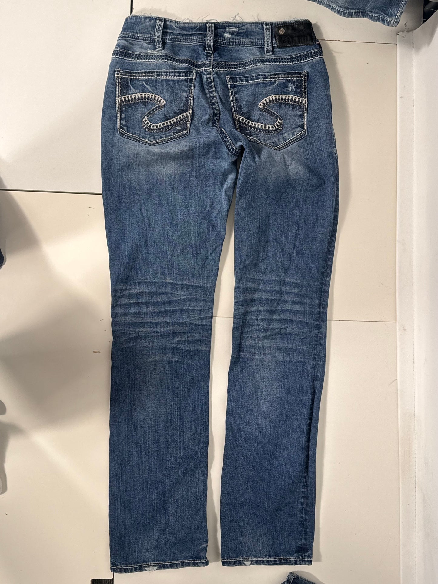 Lavtaljede jeans str: