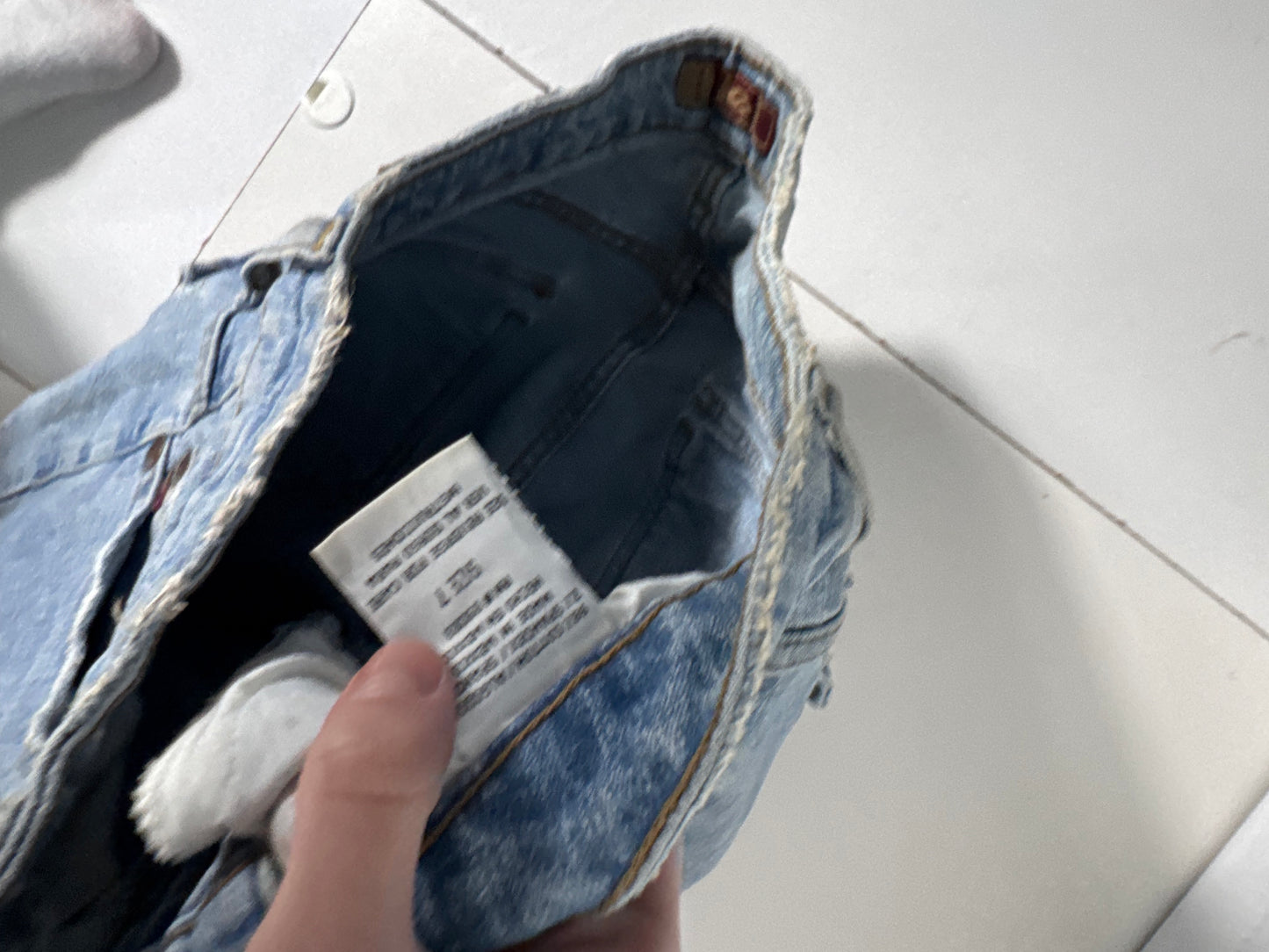Utsvängda jeans stl: XS