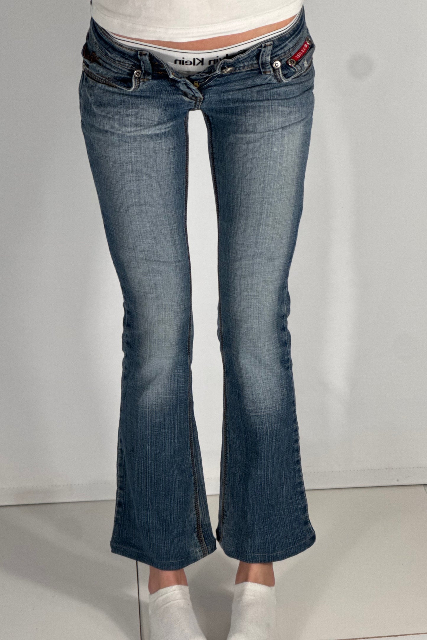 Lågmidjade jeans stl: XXXS