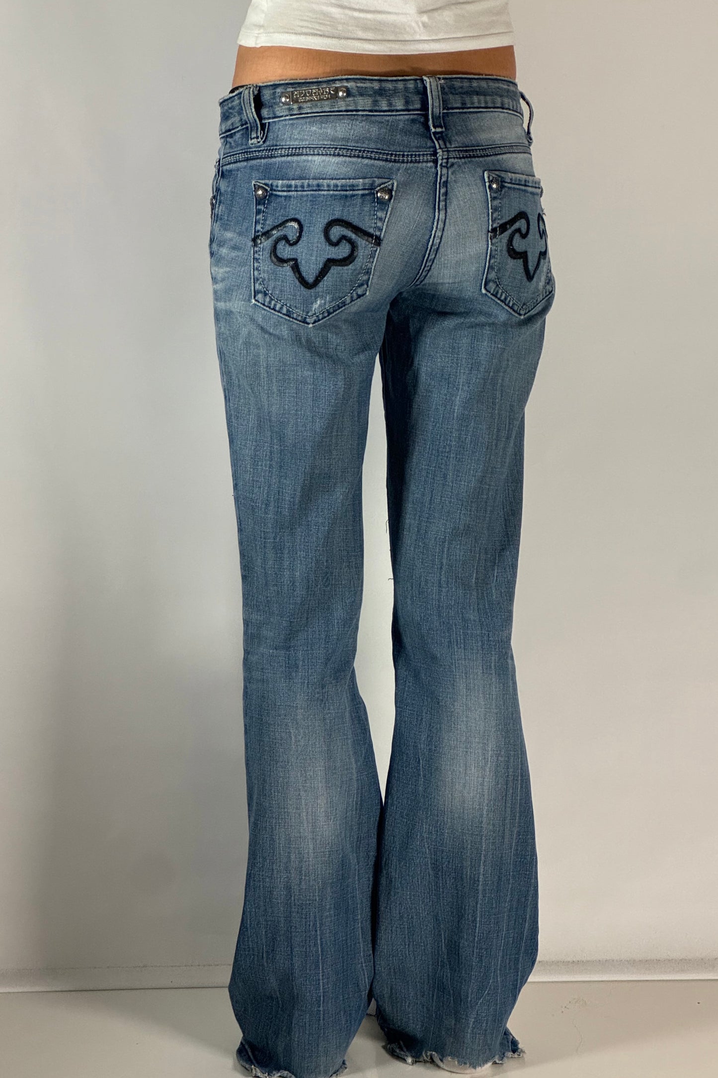 Lågmidjade jeans stl: S