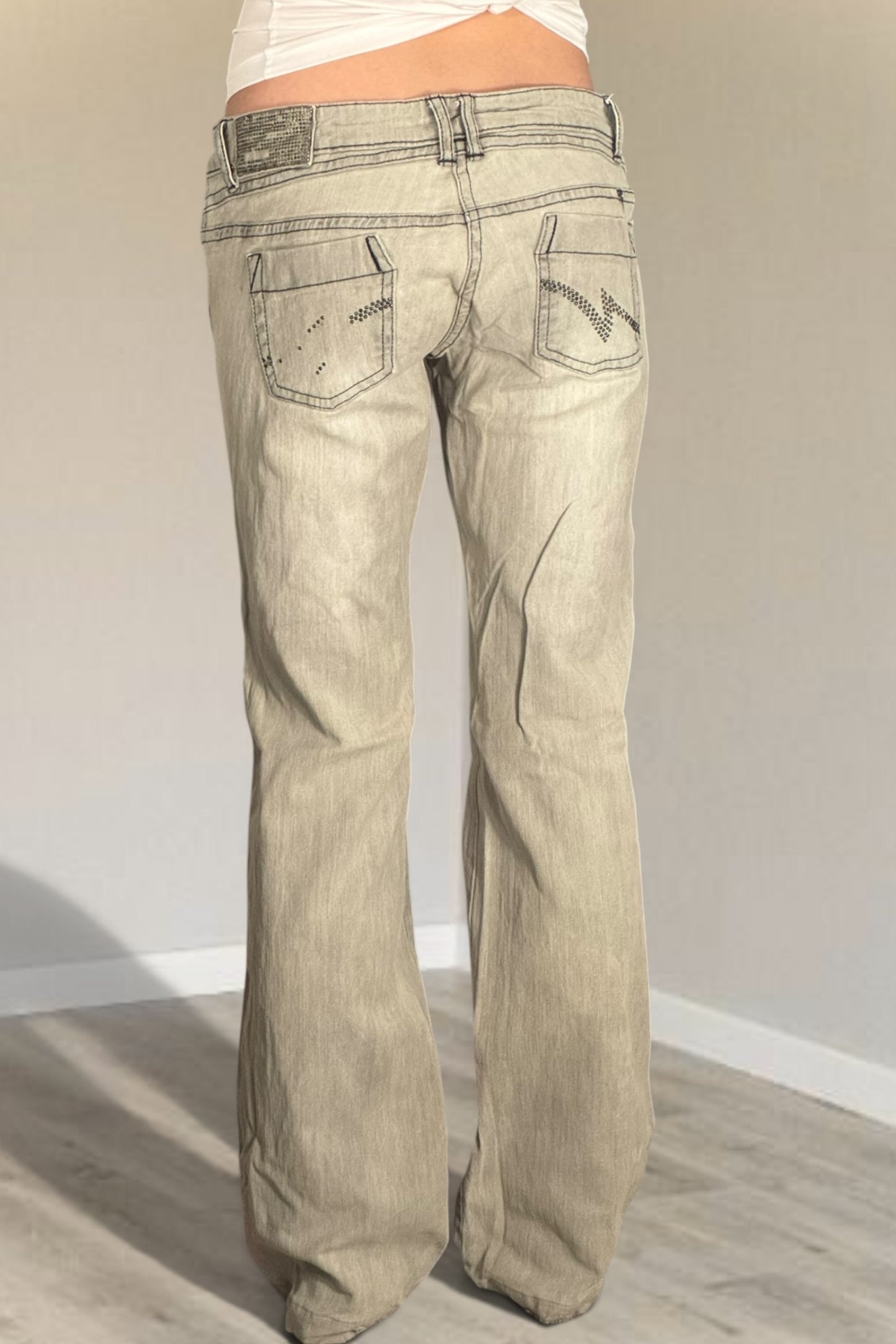 Lågmidjade jeans stl: S
