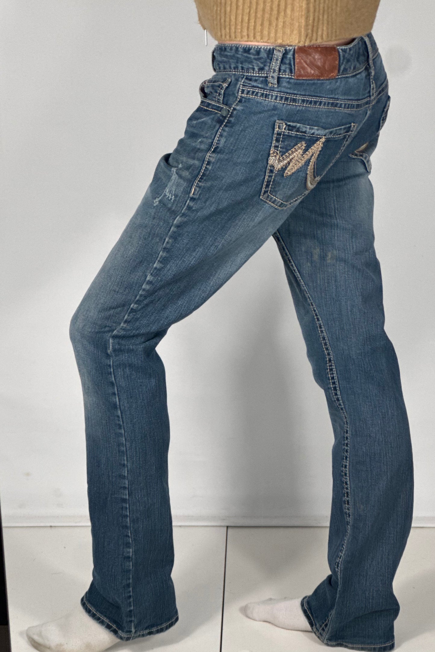 Lågmidjade jeans stl: S