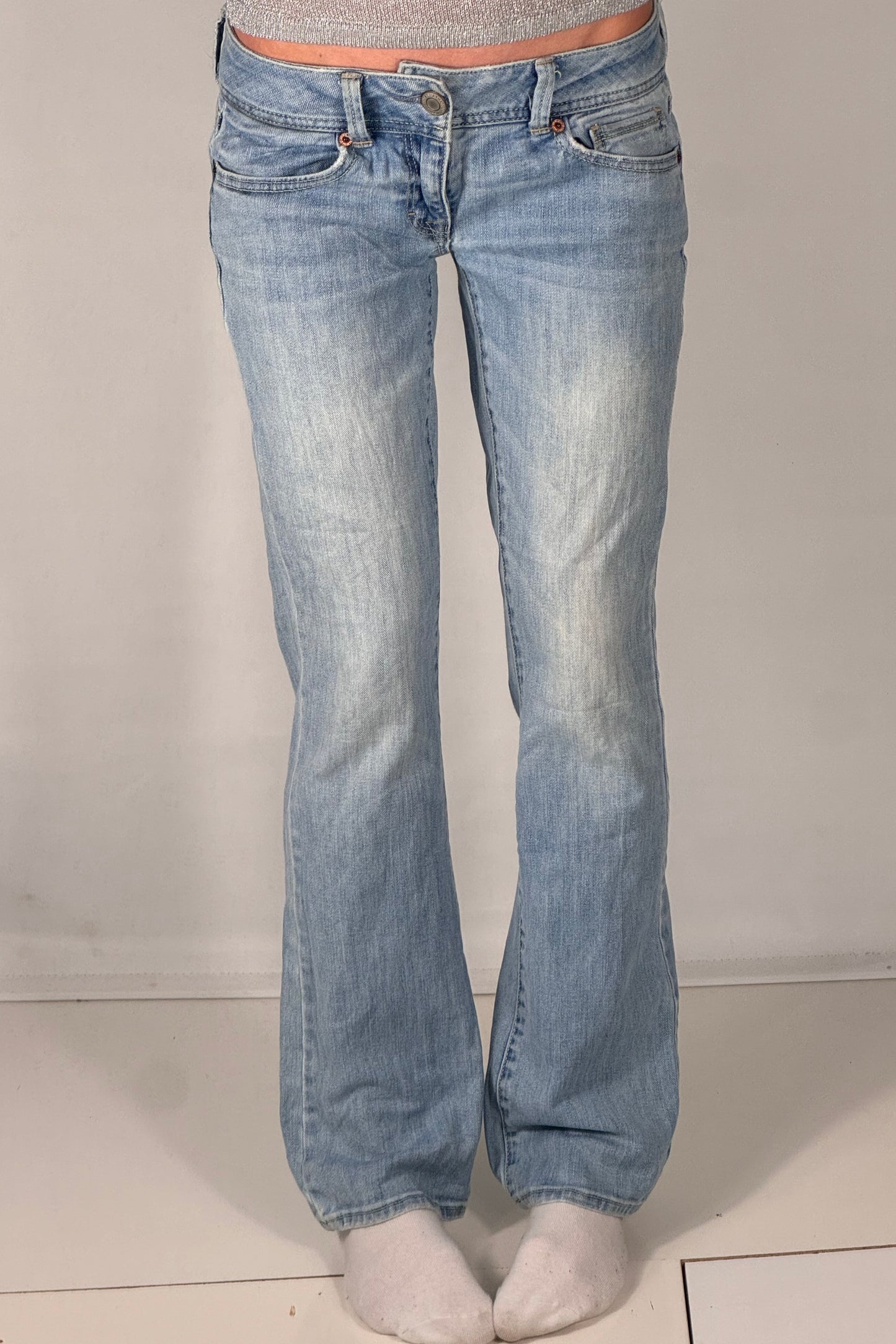 Lågmidjade jeans stl: S