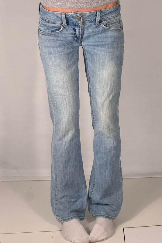 Lavtaljede jeans str: S