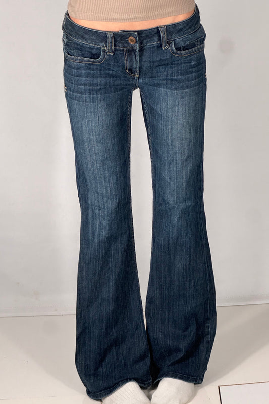 Lavtaljede jeans str: S