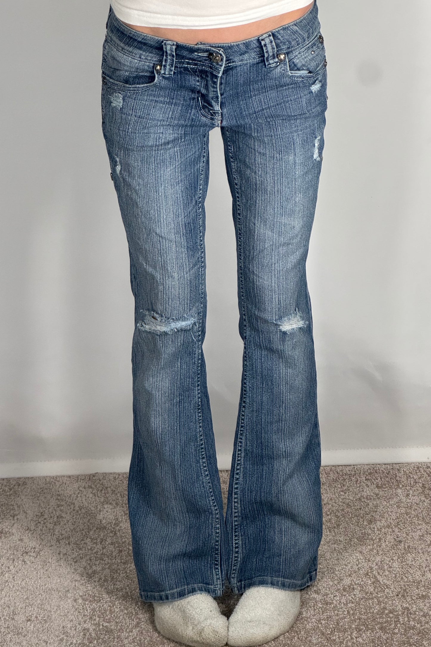 Lavtaljede jeans str: XS