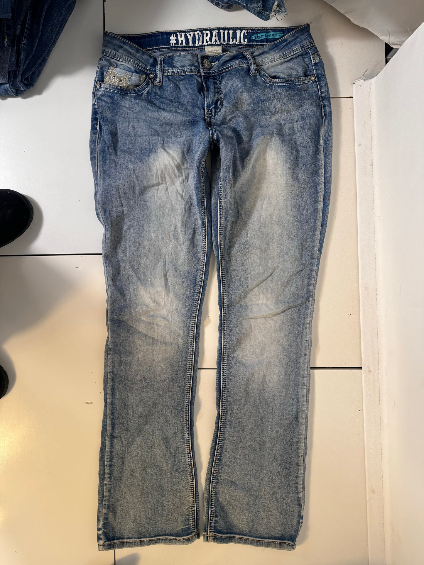 Lågmidjade jeans stl: M